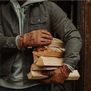 Flint and Tinder Waxed Wool-Lined Trucker Jacket